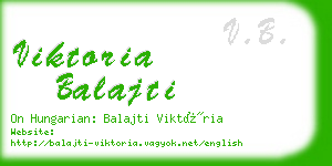 viktoria balajti business card